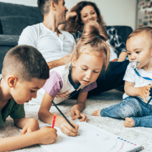 parents enjoy time with children after making the decision to hire a homeschool tutor